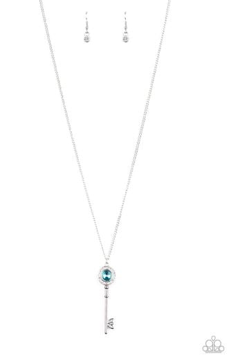 Paparazzi ♥ Secret Shimmer - Blue ♥ Necklace